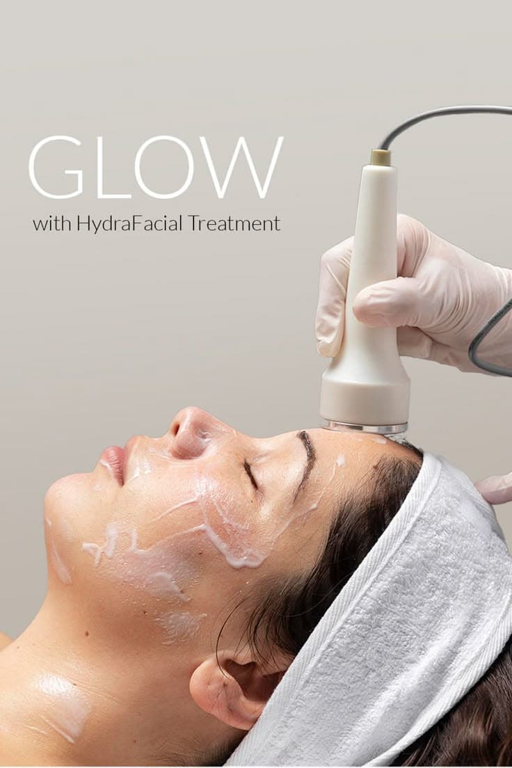 A skin treatment with a facial device